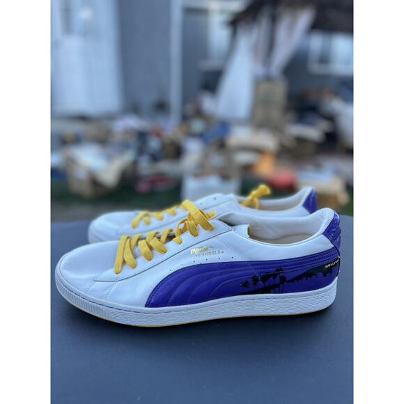Vintage Puma Basket 1990s Championship Pack Los Angeles Rare Sz 16 main image 5